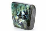 Flashy Free-Standing Polished Labradorite - Madagascar #360472-1